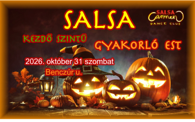 🎃 SALSA Gyakorló est 🎃 KEZDŐ szintű 🎃